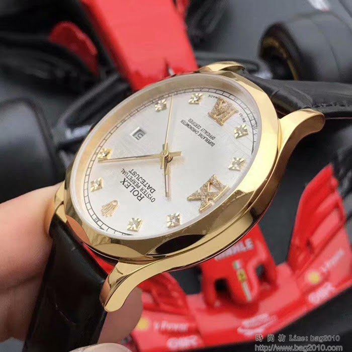 ROLEX勞力士 2019新款 商務系列 太陽紋錶盤 原裝進口全自動機械 深度防水 男士腕表  wssb3938